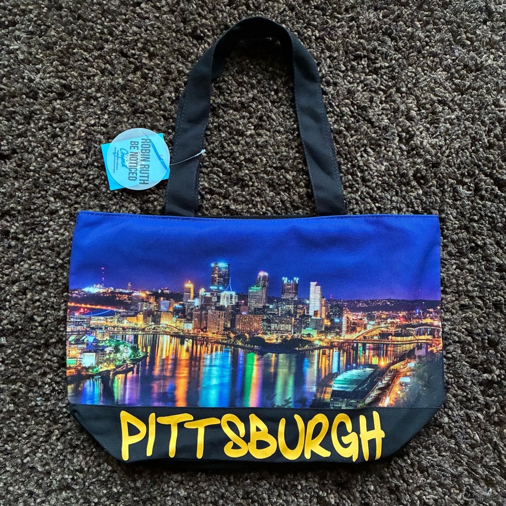 NEW Robin Ruth Pittsburgh Skyline medium Tote